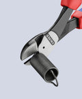 10 Inch High Leverage Angled Diagonal Cutters With Comfort Grip cutting metal coil