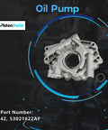 Oil pump from 5.7L Hemi Engine Rebuild Kit With Piston Kit Timing Chain Kit Water Pump And Oil Pump For Dodge Charger Magnum 300