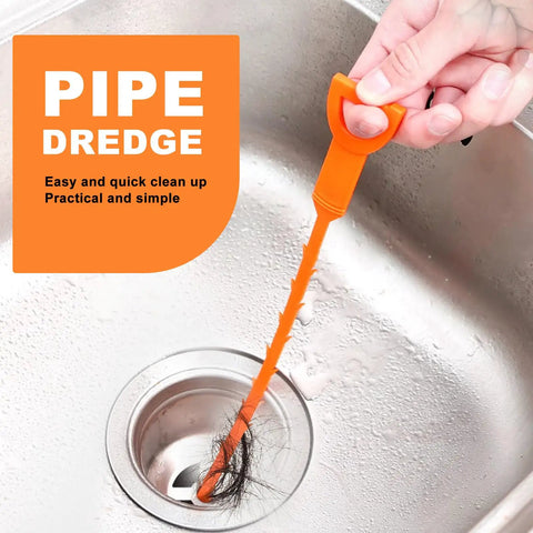 4 Pack 20 Inch Flexible Drain Snake Clog Remover Kit With Grip Handle For Hair And Debris In Sink Shower Tub And Toilet Easy To Use Drain Opener For Kitchen And Bathroom No Sweat Blockage Buster orange pipe dredge removing hair from sink drain