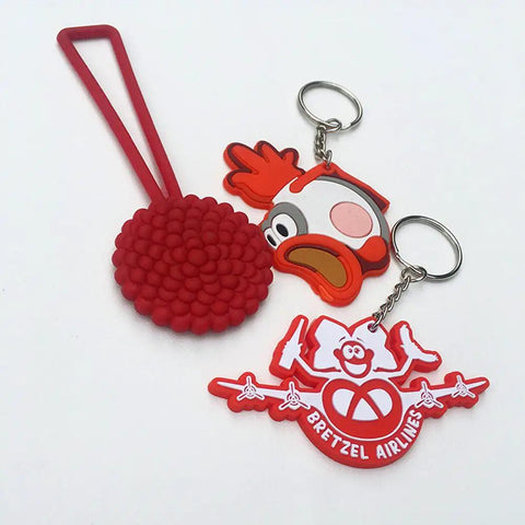 Split Key Ring Kit With Chains And Jump Rings, 100 Pieces, 1 Inch Silver Nickel Key Rings For DIY keychains with cartoon charms