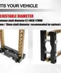 Universal CV Joint Puller and Propshaft Separator Tool showing adjustable diameter and fit for various shaft sizes.
