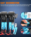 Easy disconnection feature of 8 Gang Rocker Switch Panel With PD Type C USB Charger Voltmeter 12V SPST On Off Toggle Switches
