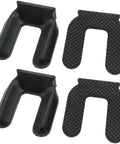 4 Pack Rubber Furniture Wheel Stopper Set For Chairs And Beds Non Slip Silent Caster Stoppers Protect Floors Easy To Clean