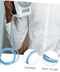 Pro Grade Heavy Duty High Temperature Steam Iron Replacement Hose And Tube shown with iron, emphasizing easy install and durability