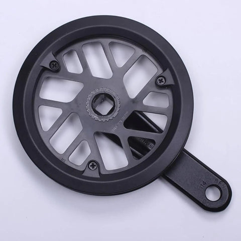 Kid Friendly Bike Crankset With Adjustable Lengths 76mm To 165mm Square Hole Double Chainring Set 25T To 36T Forged Aluminum 6061 T6