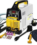 2 In 1 TIG And Stick Welder, Dual Voltage 110V 220V 140A Portable Welder With Lift TIG, accessories included