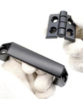2020 Aluminum Extrusion T Slot Hardware Kit With Pivot Hinges And Handle Set held in gloves
