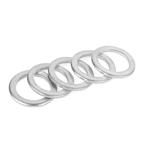 Transmission Drain Plug Washer Seal Kit 25.5mm OD x 18mm ID x 1.95mm Thick 20 Pack For Honda And Acura Models, close-up of washers