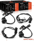 Plug And Play Set Of Four Abs Wheel Speed Sensors Built Different For Chevy Equinox And Gmc Terrain 2010 To 2017 showing wiring harnesses.