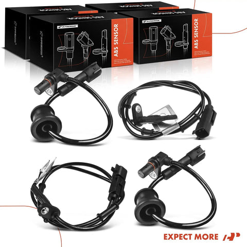 Plug And Play Set Of Four Abs Wheel Speed Sensors Built Different For Chevy Equinox And Gmc Terrain 2010 To 2017 showing wiring harnesses.