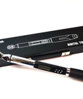 Pro Grade Heavy Duty Quarter Inch Digital Torque Wrench With Buzzer And LED Alerts, Interchangeable Head, ISO 6789 Certified With Calibration Certificate, Backlit LCD Shows Reached Torque, Battery Life, And Units Nm, Kg-Cm, In-Lb, Ft-Lb, CW CCW in case