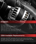 130 Amp V6 3.5L Alternator Replacement For Nissan Altima 2007 2008 2009 2010 Maxima 2009 2010 Murano 2009 2014 Quest 2011 2017 And Saturn Aura 2007 Street-Ready Durable Auto Alternator in engine bay close-up