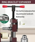 Kickass Ring And Bracelet Press Bender Machine With Adjustable Rolling Mill and Flat Bending Tool Spoon Forming Jig for making rings.