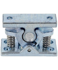 Must Have Double Roller Door Catch With Spring Loaded Mechanism For Cabinets And Drawers Easy Install No Special Tools Needed showing steel zinc alloy design.