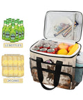Desert Cowboy Inspired Insulated Lunch Bag With Adjustable Shoulder Strap 15L Cooler Tote open showing storage capacity.