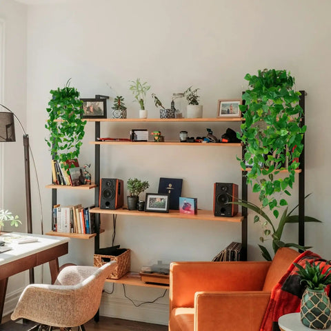 artificial hanging plants for living room Three Pack Artificial Hanging Plants Ivy Vines ✓
