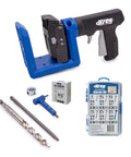 Pocket Hole Jig 520PRO with Easy Clamping and Adjusting, 360 Degree Rotating Handle, 260 Screws Included, for Wood One Half Inch to One And A Half Inch Thick, Grab And Go Pocket Hole Joinery for Strong Fast Builds