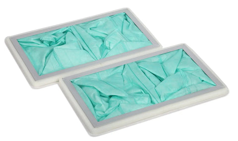 Two Pack 1-Micron Inner Air Filters For 400 CFM Filtration Systems Fits 3410 Remote-Controlled Filtration System And Most Units Removes Particles Down To One Micron For Cleaner Safer Air Quality.