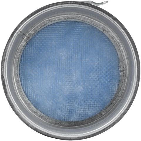 Pro Grade 4 Inch Inline Air Filter For Ducting, Heavy Duty G4 Class Filtration Purifier System With Steel Mesh Screen, Dust Collection Vent