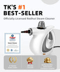 Grab This Bad Boy Of A Handheld Steam Cleaner For Home! Officially licensed Redhut steam cleaner with certification.