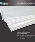 AAwipes Cleanroom Wipes 6x6 in; cellulose/polyester blend, lint-free sheets, bag of 300.