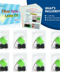 Fiber Optic Light Science Kits For Kids Set Of 8 Hands On STEM Projects With Simple Circuits packaging and components