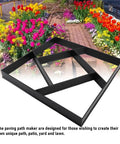 Reusable Concrete Walk Maker For DIY Garden Paths And Patio Pavers Create Stepping Stone Designs For Lawn Yard And Deck 40cm Paver Forms