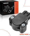 Throttle Position Sensor TPS For Ford Lincoln Mazda Vehicles Compatible With Ford E150 E250 E350 Econoline Club Wagon Excursion Expedition E450 E550 And Explorer F150 F250 F350 1997 2004 Models black plastic TPS with connector and mounting holes