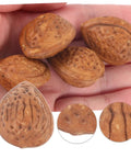 40 Realistic Faux Almonds For Crafts And Food Photography in hand, lifelike artificial nuts for home decor and miniature displays