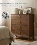 Six Pack Butterfly Brass Cabinet Knobs Zinc Alloy Vintage Hardware on wooden dresser in bedroom decor
