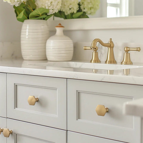 gold dresser knobs 12 pack Gold 12-Pack Cabinet Knobs at Lowes.com