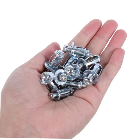 Petal Jack Nuts Expansion Kit 35pcs M4 M5 M6 For Hollow Wall And Plasterboard Easy Install Metal Petal Nuts, hand-held