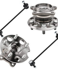 AWD Rear Wheel Bearing Hubs Kit For Toyota Highlander Venza Lexus RX330 RX350 RX400h Drop In Ready 2 Wheel Hubs Assembly