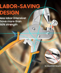 All In One Snap Fastener Kit With Quick Install Tool for DIY leather sewing, tarps, canvas repairs showing labor-saving design
