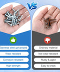 Comparison of Nine Piece Heavy Duty Electrical Panel Screws For Square D Load Center And Schneider Qo Homeline, silver finish and durability features.