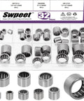 Heavy Duty 32 Piece Needle Roller Bearings Kit 8 Assorted Models Ag Construction St14 Steel Drawn Cup Open End Single Row Design Giving Superior Durability And Smooth Performance For Work Projects Where Reliability Matters Most For You Today, 32-piece bearing kit