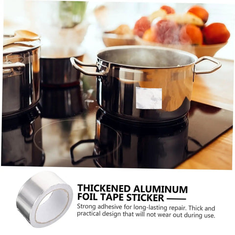 Leak Stop Tape For Water And Roof Leaks High Temperature Resistant Sealant Tape on pot in kitchen setting.