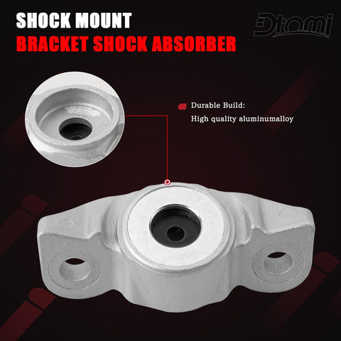 Rear Upper Suspension Struts And Shock Absorber Mount Bracket For Ford Fusion MKZ 2013 2019, close-up view of aluminum bracket