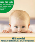 Ultra Soft Foam Edge Protectors For Baby Safety Plus Thick Nbr Bumper Pads Block Sharp Table Corners shown with a baby resting on a surface.
