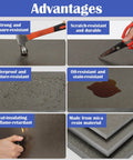 6Mm Mica Heat Insulation Sheet That Withstands Up To 1000C, Fire Retardant, showcasing strength, waterproof, oil-resistance, and insulation features.