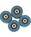 Get This Killer Set Of 5 Premium Sanding Wheels For Your Angle Grinder Featuring A Sweet Mix Of 40 To 120 Grits Perfectly Sized At 125mm for metal and wood projects.