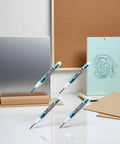 Heavy Hitter White Oil Based Permanent Markers Pro Grade Industrial Pens For Metal Glass And Hard Surfaces Fast Dry Paint Marker Set With Fine Tips For Workshop Jobs And Weekend Builds on a reflective surface with metal and cork boards.