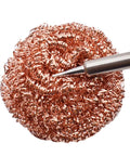 Top Grade Solder Tip Cleaning Brush Made With Heavy Duty Wire Sponge For High Temp Irons cleaning solder tip with copper steel sponge.