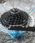 Go To Bike Chain Whip And Sprocket Remover For Cassette And Freewheel Removal Works With 5 To 10 Speed Road And Mountain Cassettes Also Fits Single Speed With 3 32nd Inch Cog Essential Bike Maintenance Tool on bicycle wheel