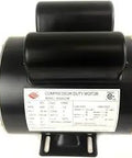 2 HP Open Dripproof Single Phase Air Compressor Motor 3450 RPM 56 Frame 120/240V 15/7.5A 5/8 In Keyed Shaft CCW Only