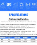 Specification sheet for Pro Grade All In One Calibration Tool 04 Plus Multi Function Calibrator with accuracy details