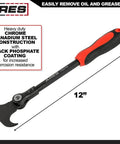 Indexing Seal Puller 12 Inch Length With Dual Hook Tips And 14 Locking Positions For Easy Oil And Grease Seal Removal