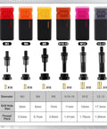 Rivet Nut Tool Mandrel For 1 2 13 Rivet Nuts Set, various sizes, heavy duty steel, includes 10 rivet nuts, DIY projects use.