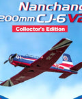 CJ6 V2 1200mm RC Airplane For Adults 6 Channel PNP Foam Aerobatic Plane With Upgraded 40A ESC And 3541 840KV Motor flying view