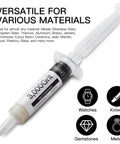 Diamond polishing paste syringe labeled 3,000 grit, high-concentration diamond paste for metal, jewelry and watches